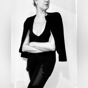 Vintage Velvet Blazer.